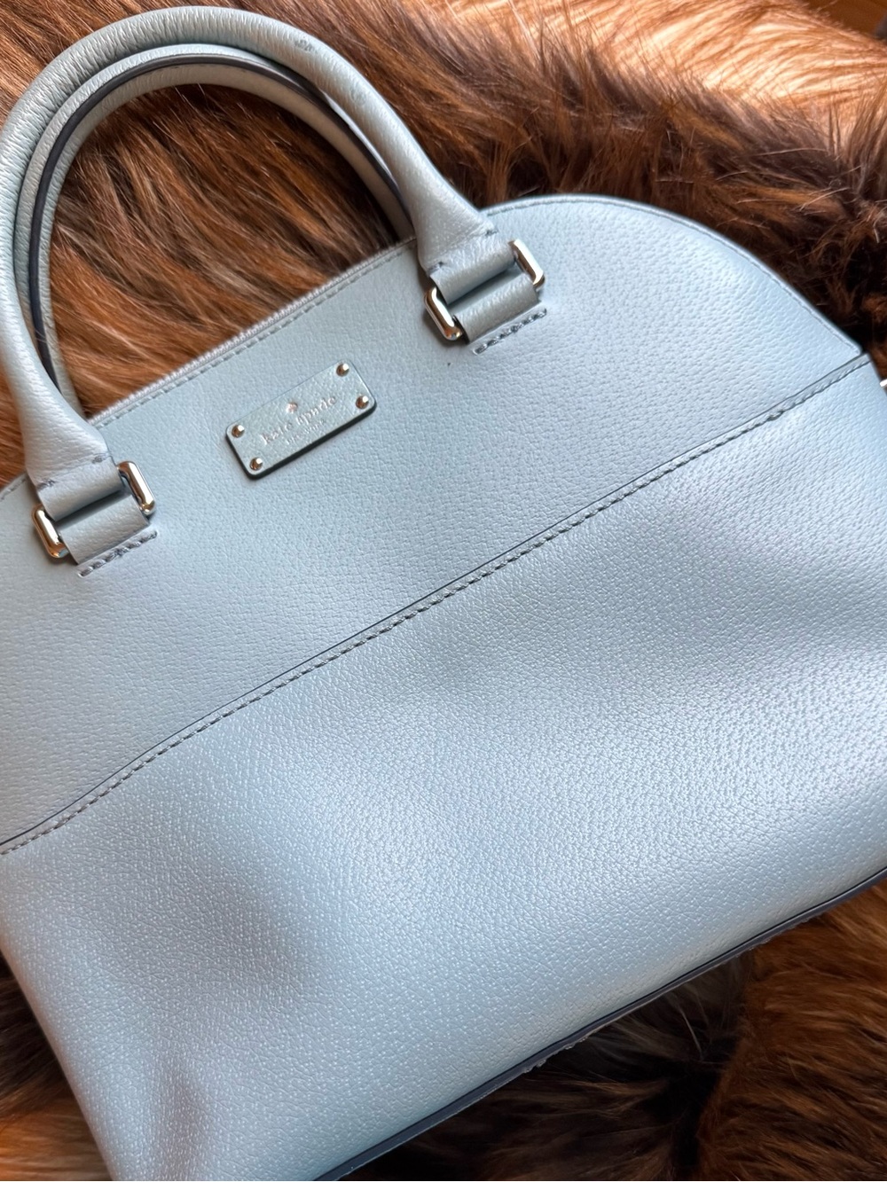 Kate Spade Light Seaside Blue Dome Satchel